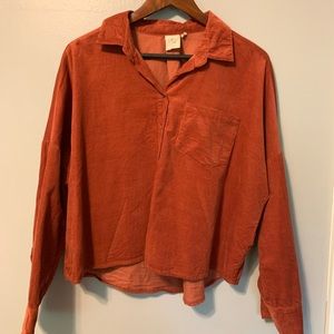 Oversized Light Corduroy Long Sleeve